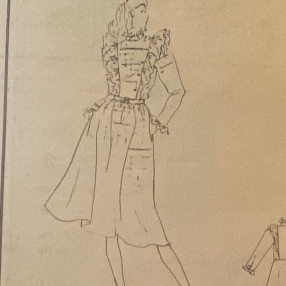 Simplicity 6071 Pattern Dress Miss 10 Uncut Cottagecore Pullover Asymmetrical - Picture 5 of 8